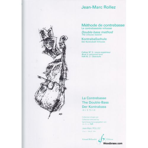 Rollez JEAN-marc - Methode De Contrebasse Vol.3