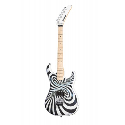 Custom Graphics The 84 3D Black White Swirl - Stock-B