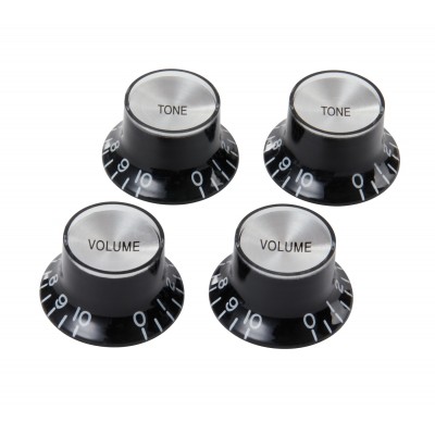 PRMK-010 Boutons SG Noirs Avec Inserts Métals 4 Pack