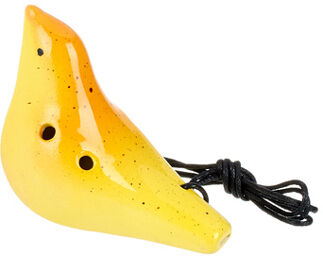 Ocarina 4H Bird Yellow-Orange Jaune