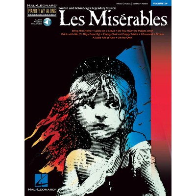 PIANO PLAY ALONG VOL.24 - LES MISERABLES + AUDIO EN LIGNE