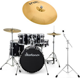 Star Drum Set Studio Bundle BK Noir