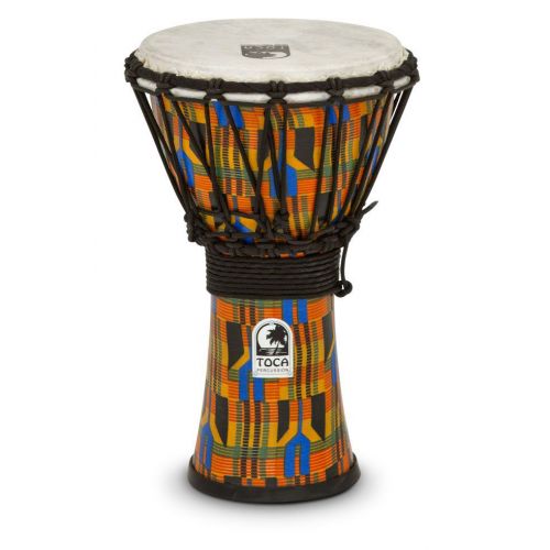 Djembe Freestyle 7'' Kente Cloth - SFDJ-7K