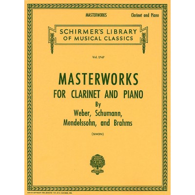 Masterworks for Clarinet and Piano