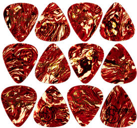 Celluloid Pick Set 0,46 Shell