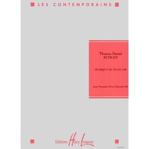 Schlee Thomas Daniel - Musique De Plein Air Op.41 - Trompette, Clarinette