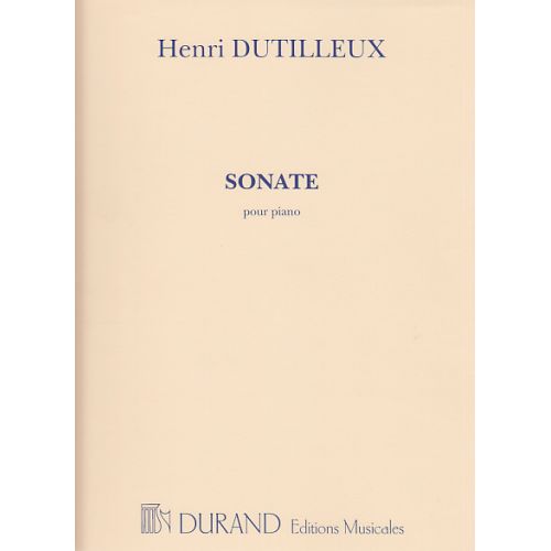 Dutilleux - Sonate Pour Piano