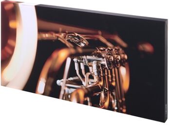 Print Panel Shiny Brass