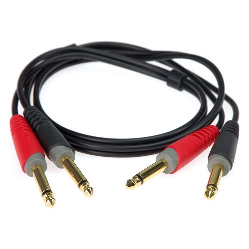 AT-JJ0100 Double Jack 1 M Contact en Or