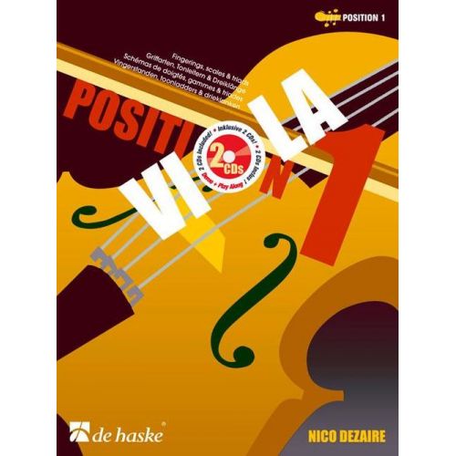 Dezaire Nico - Viola Position 1 + CD - Alto
