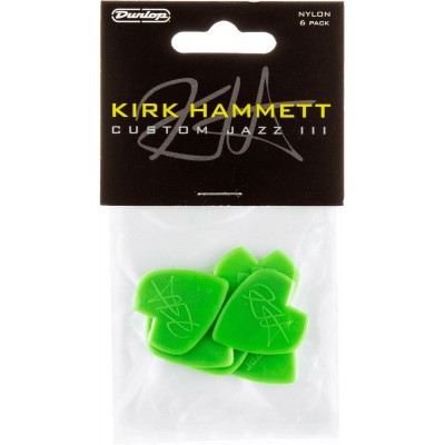 Kirk Hammet Jazz III Player's Pack de 6 Heavy 1,38mm X 6