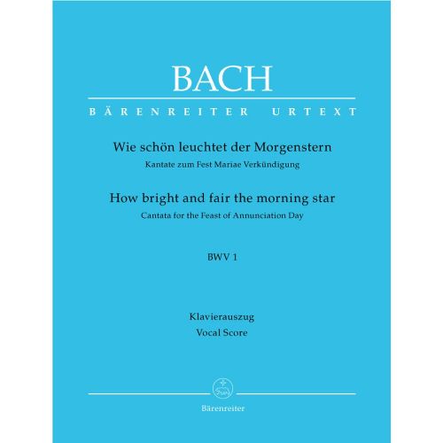 J.S. - Wie Schon Leuchtet Der Morgenstern Cate Bwv 1 - Ch, Piano