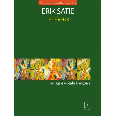 Satie - Je Te Veux (medium/low Voice) - Chant et Piano