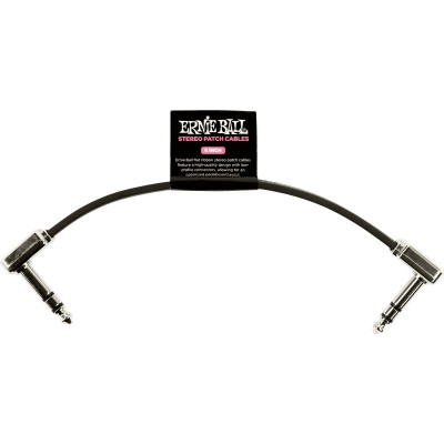 Cables Instrument Patch TRS - Coude Fin & Plat - 15 CM