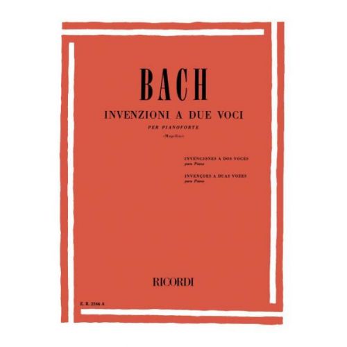 BACH J.S. - INVENZIONI A 2 VOCI ANNOTATA - PIANO