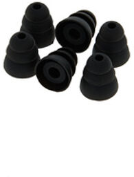 Silikontips triple flange noir