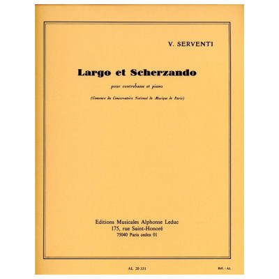 Largo et Scherzando pour contrebasse et piano