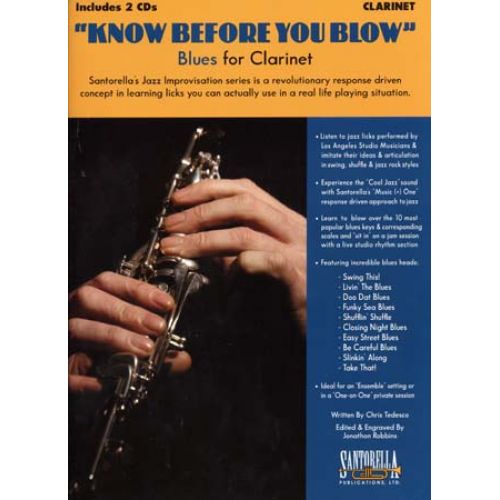 Know Before You Blow Blues For Clarinet + 2 CD