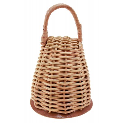Caxixi Moyen Osier Fond Calebasse 14CM