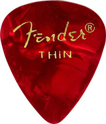 Premium Celluloid Picks 351 RM Red Moto