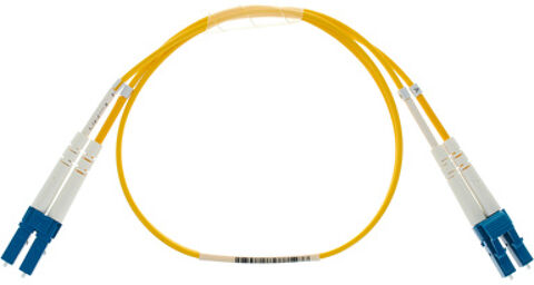 LWL cable OS2 0,5m LC Duplex Jaune