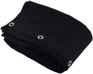 Curtain 160g/m² 2.0x4.0m Bk noir