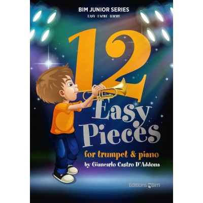 Castro D'addona - 12 Easy Pieces - Trompette & Piano