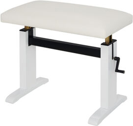 Mod. 60 Piano Bench WH mat blanc mat