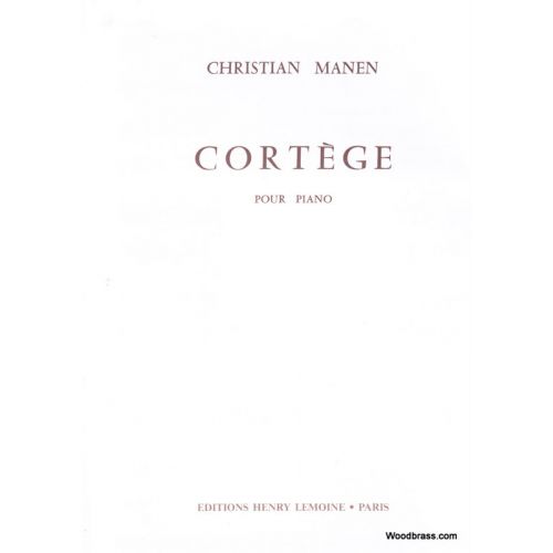 Manen Christian - Cortege - Piano