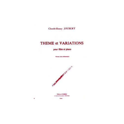 Joubert - Thème et Variations - Flûte et Piano
