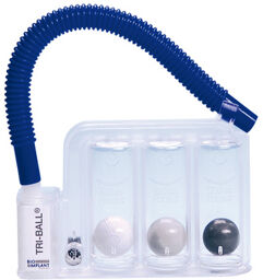 Tri-Ball Breath Coach transparent