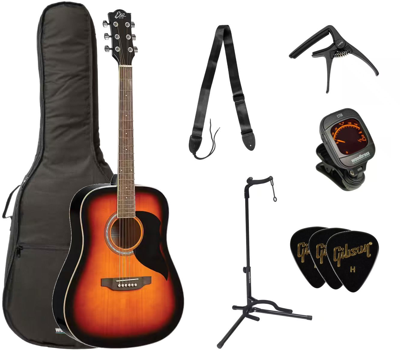 Ranger 6 Brown Sunburst + Accessoires