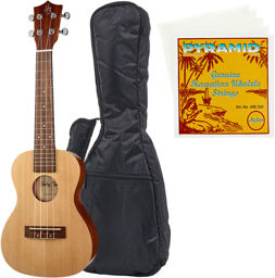 UK-10S Ukulele Set Naturel mat