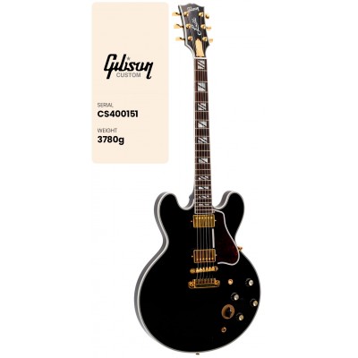 Lucille Signature B.B. King Legacy Transparent Ebony CS MC #CS400151