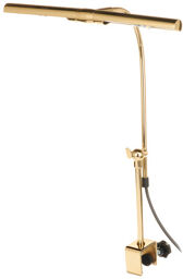 L5433 PIANO II Clamp Brass Pol Blanc chaud 3000 K