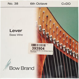 BW 6th C Harp Bass Wire No.38