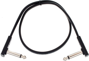 Flat Patch Cable Black 45 cm noir