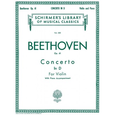 Violin Concerto In D Major Op. 61