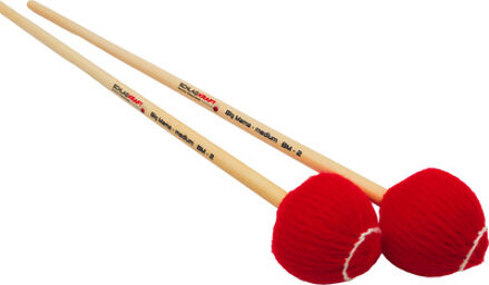 Vibra Mallets BM-2 Big Mama M rouge ocre avec surpiqûre circulaire blanche