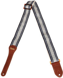 Academy Guitar Strap Cotton WH Blanc