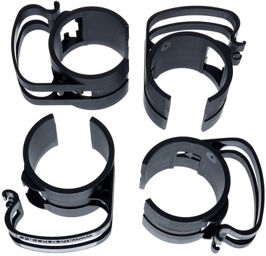 Snap light black 4 pcs Noir