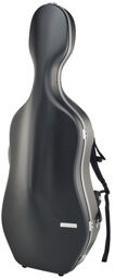 SUP1005XLNS Cello Case 4/4 Noir avec fermetures argentées