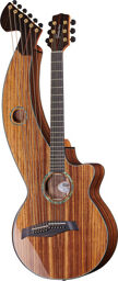 T70HGc-e Harp Guitar Naturel