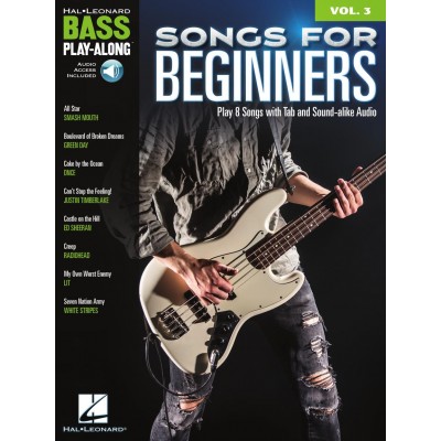 Songs For Beginners Bass PLAY-along Vol.3