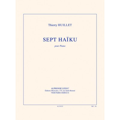 7 haïku pour piano solo