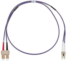 LWL MADI LC-SC Duplex OM4 1m Violet