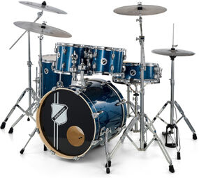 Hybrid Practice Drum Set BL Blue Lining