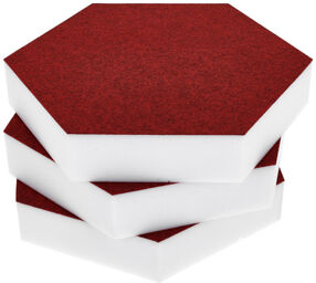 Hexagon Melamine Bordeaux 50 Bordeaux
