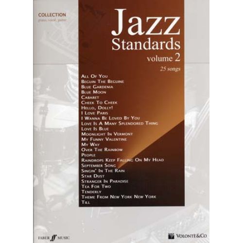JAZZ STANDARDS VOL.2 25 SONGS - PVG