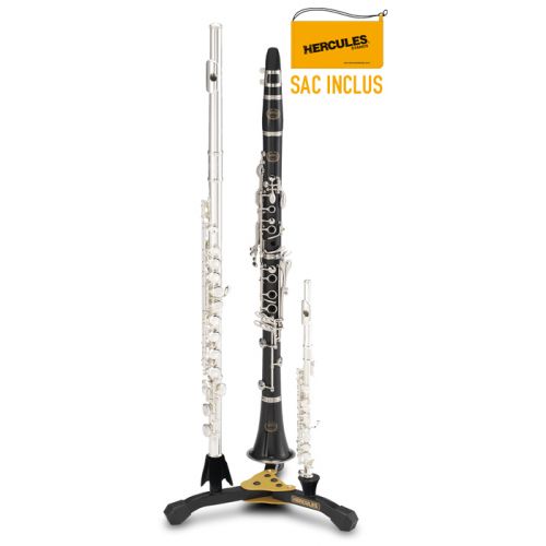 Stands Stand Triple Pour FLUTE-clarinette-piccolo DS543BB